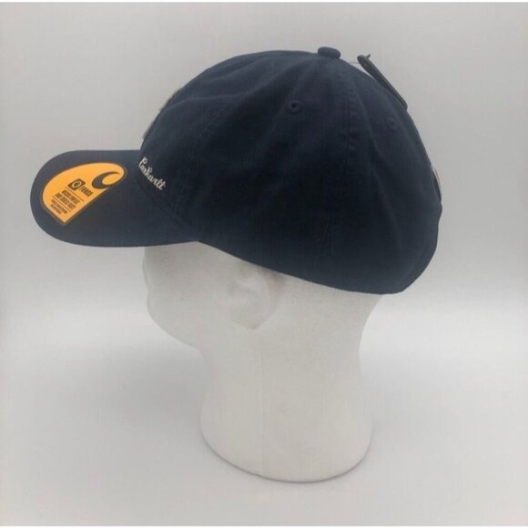 Carhartt Force Canvas C Patch Cap Embroidered Navy Blue Logo Cap Womens One Size - Picture 3 of 7